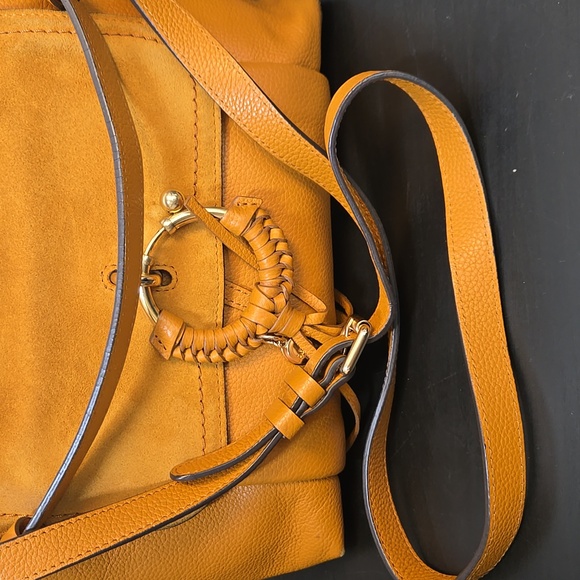 See By ChloeBrown/burnt Orange With Gold Tone Accents Shoulder Bag - Picture 3 of 14